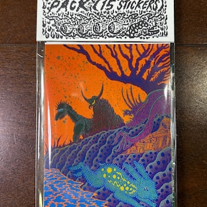 15 sticker pack/ Clear Lamination + Offset Printing (good for indoor) Printed in Japan (a mix of variant sizes)