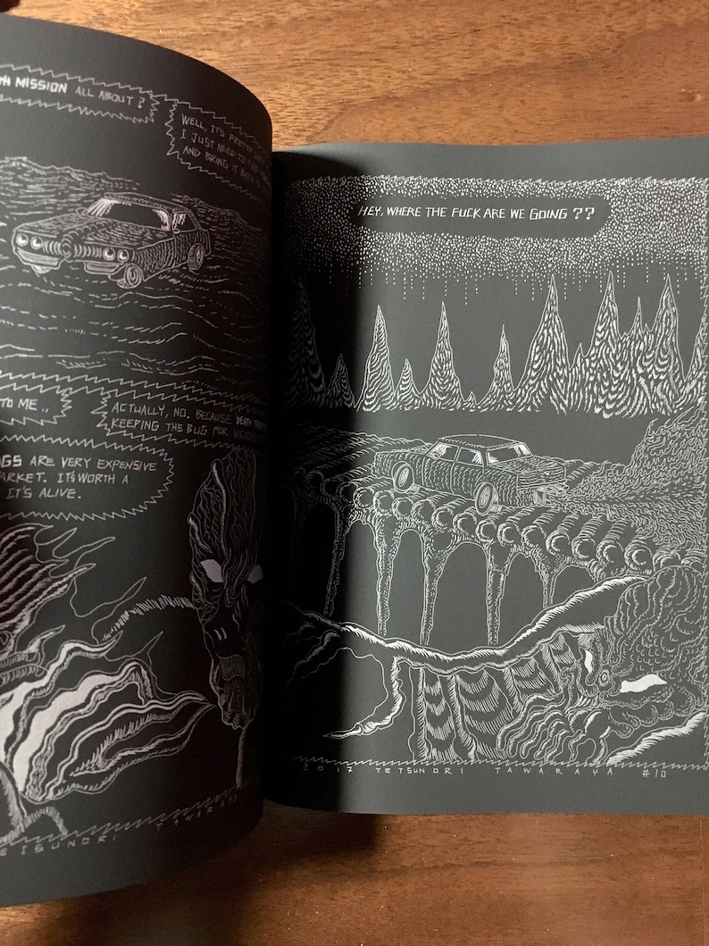 Grayworld Comic Book/ Originally Etched Into Scratchboard/ Etsy