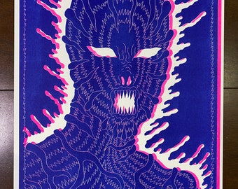Grayworld RISOGRAPH Poster 2 color 11.8&quot; x 16.5&quot; (297mm x 420mm) Limited 100 + A.P.