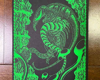Schizoid Tarot screenprinted -a set of 22 art cards -tarot deck -Major Arcana -Limited 400