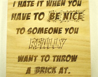 Throw A Brick wall art