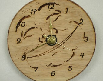 Moon Face Clock - laser cut