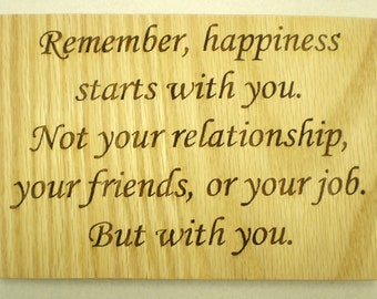 Remember Happiness wall art