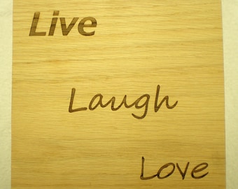 Live, Laugh, Love wall art