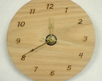 Standard Wall Hanging Clock - laser cut
