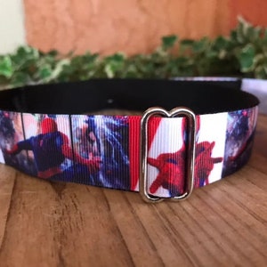 Spideyman Superhero Cartoon Inspired Dog Collar