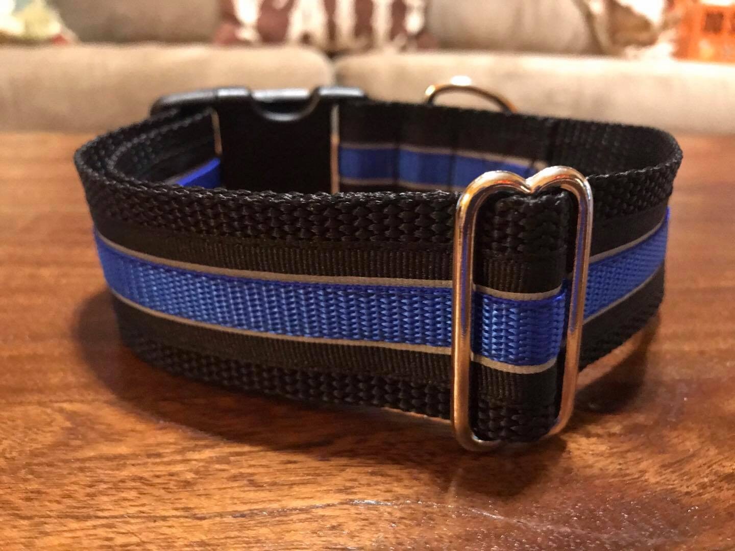 Thin Blue Line Dog Collar Etsy Canada