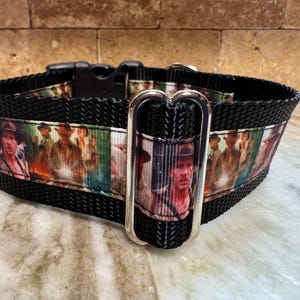 1" and 1.5" Indiana Jones inspired Dog Collar