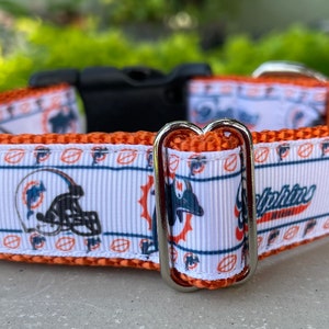 Florida Dolphins Dog Collar