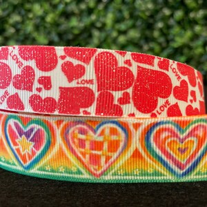 Hearts and Love Dog Collars (2 styles)