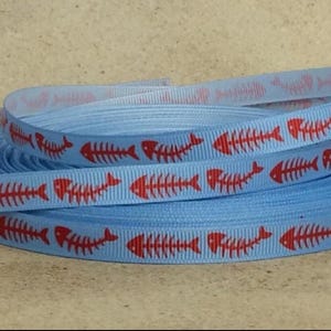 1/2" and 3/4" Fish Bones Collar for Cats and Small Dogs Too!