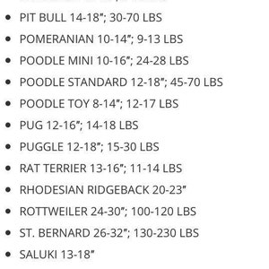 Collar Sizes image 5