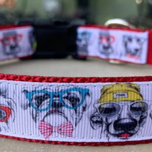 1", 1.5" and 2" Cool Dudes Dog Collar