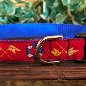 Nautical Dog Collar for Small Dogs
