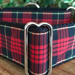Red Plaid Collar