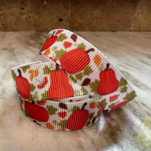 3/4" & 1" Pumpkin Patch Dog Collar