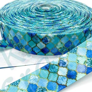 1" or 1.5" Blue Seafoam Jewel Diamond Dog Collar