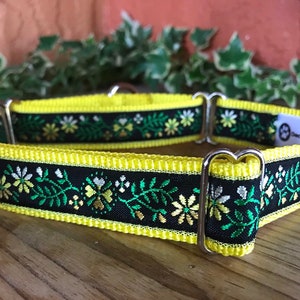 3/4" & 1" Flower Dog Collar