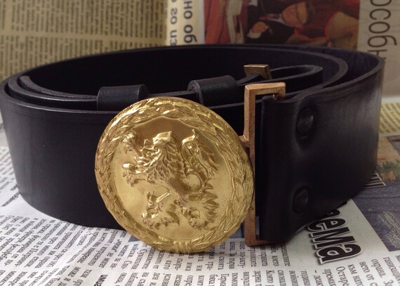 vintage military belt
