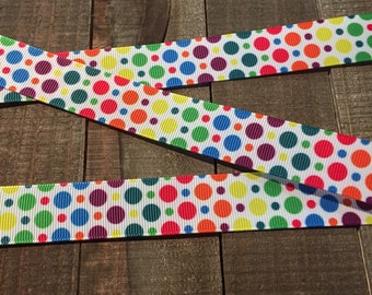 Polka dot ribbon | Etsy