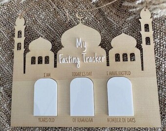 My Fasting Tracker, Ramadan Fasting Tracker, Fasting Tracker for Kids, Kids first Ramadan, First Ramadan Fasting, Ramadan Decor for kids