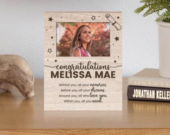 Custom Poem Graduation Photo Frame | Wooden Graduation Frame | Custom Picture Frame | Graduation Gift | Gift for Grad | Class of 2023