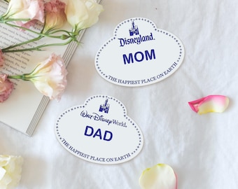 Cast Member Name Tag Badge, Custom Cast Member Badge, Disneyland Cast Member, Disney Park, Disney Decor, Disneyworld Decoration, Disneyland