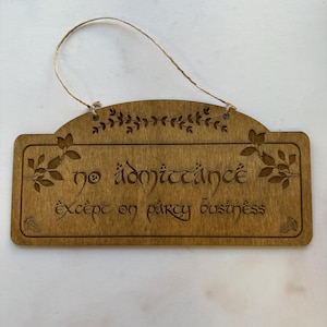 Hobbit Daily Meals Engraved Plaque, Lord of the Rings, Hobbit fans, Hobbit Decorations, LOTR theme decor, LOTR fans image 4