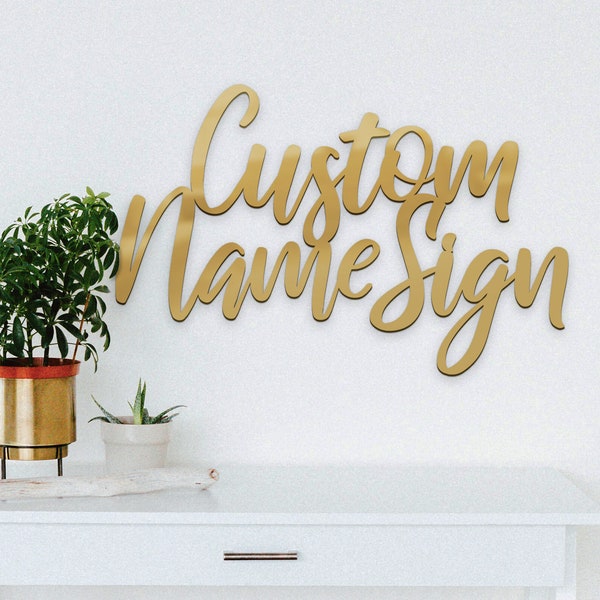 Custom Acrylic Name Sign | 3D Name Sign | Acrylic Sign | Custom Name Sign | Personalized Sign | Nursery Name Sign | Baby Name Sign