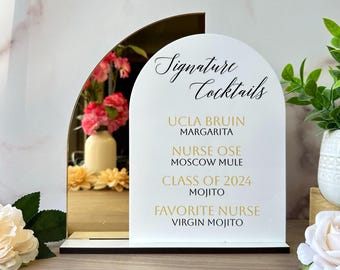 Topper Per Torta Di Laurea Glitter Oro E Nero 2024 - Decorazione Congrats Grad In Cartoncino Per Festa Diploma