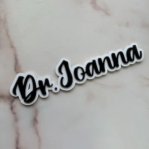 Custom Double Layer Party Backdrop Sign: Personalized Event Decor