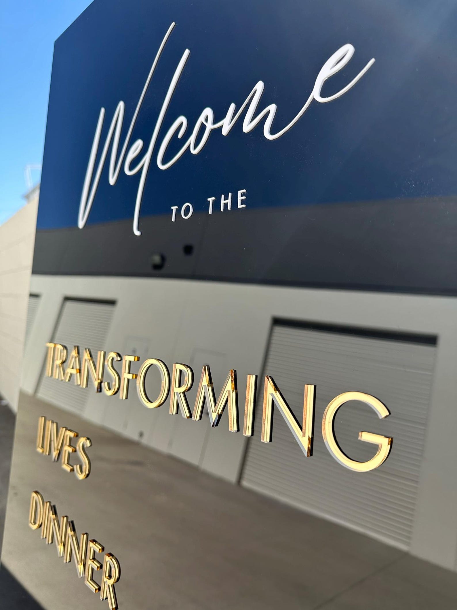 Corporate Event Welcome Sign: Elegant Company Event or Conference Decor ...