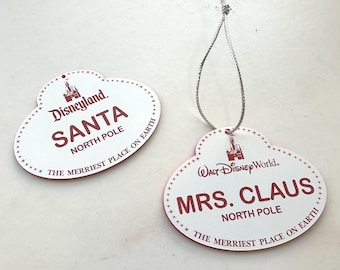 Disney Cast Member Christmas Ornament, Gift for Disneyland and Disneyworld Fans & Park Cast Members