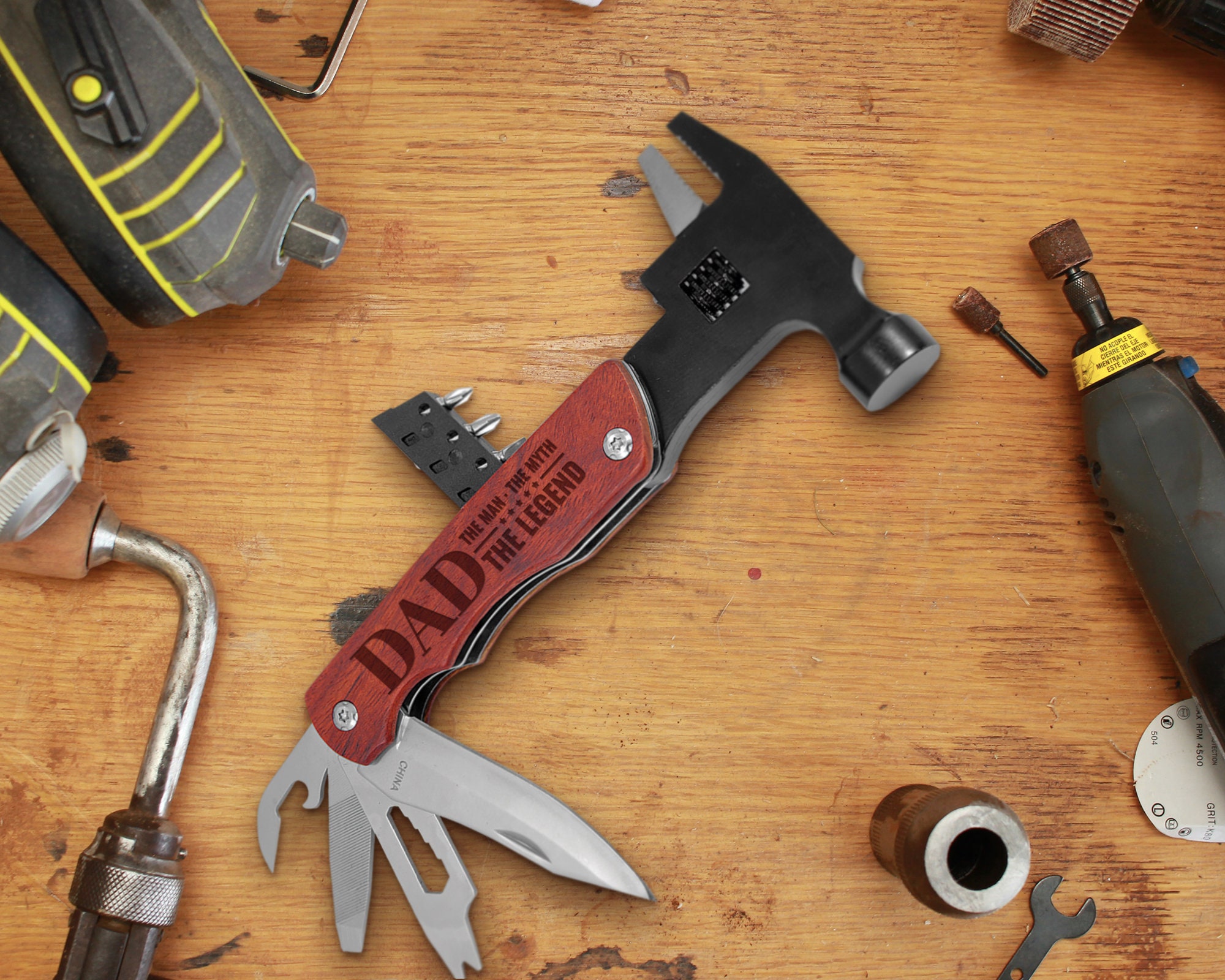 Gift for Dad and Grandpa Hammer MultiTool Gift for Etsy