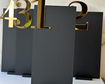 Simple Table Numbers for Large Wedding, Corporate Event, Holiday Party and More