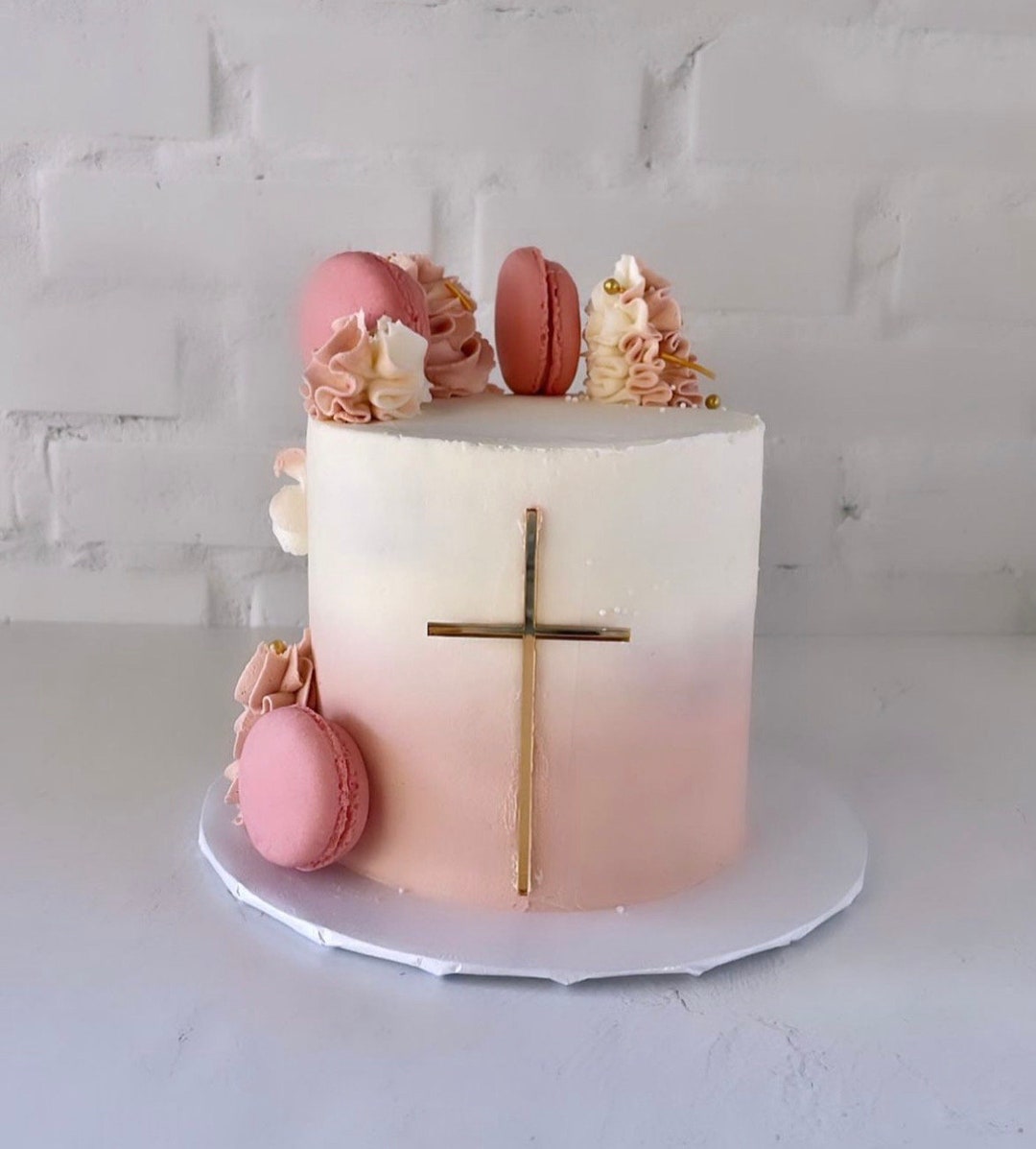 Decoración Para Pastel De Primera Comunión Con Purpurina Dorada Para Dios Bendicionbautizoconfirmacionbaby Showerbaby Shower De Bebe 1er Cumpleanos