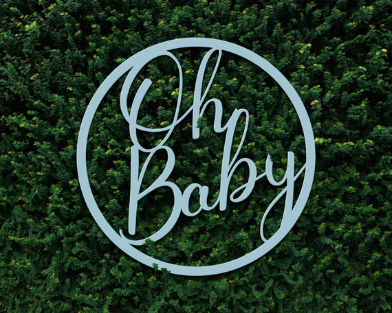 Oh baby sign etsy 2025