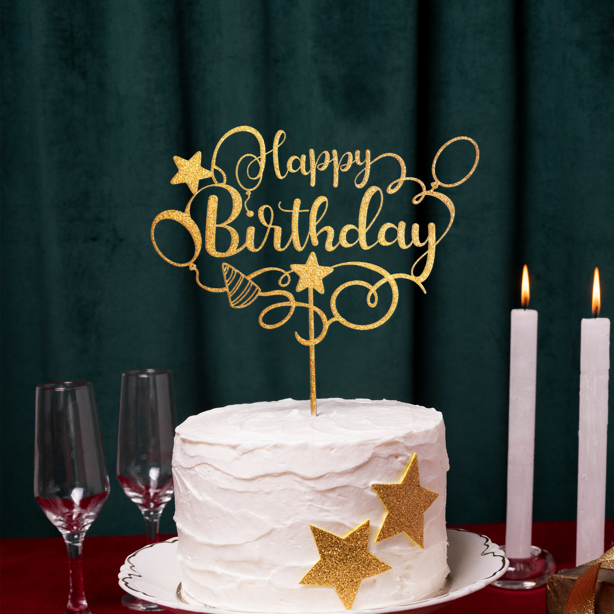 Happy Birthday Cake Topper Birthday Cake Topper Acrylic Cake Topper Personalized Cake Topper Custom Cake Topper Etsy