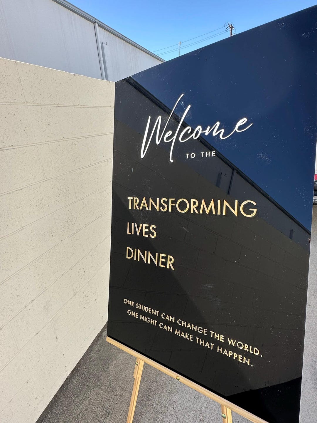 Corporate Event Welcome Sign: Elegant Company Event or Conference Decor ...