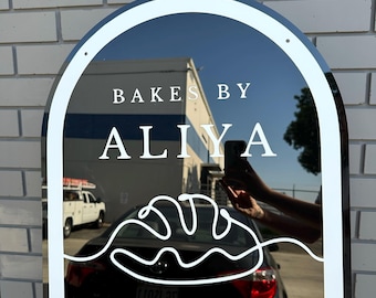 Large Acrylic Logo Sign, Event Display, Popup Sign for Outdoor Markets