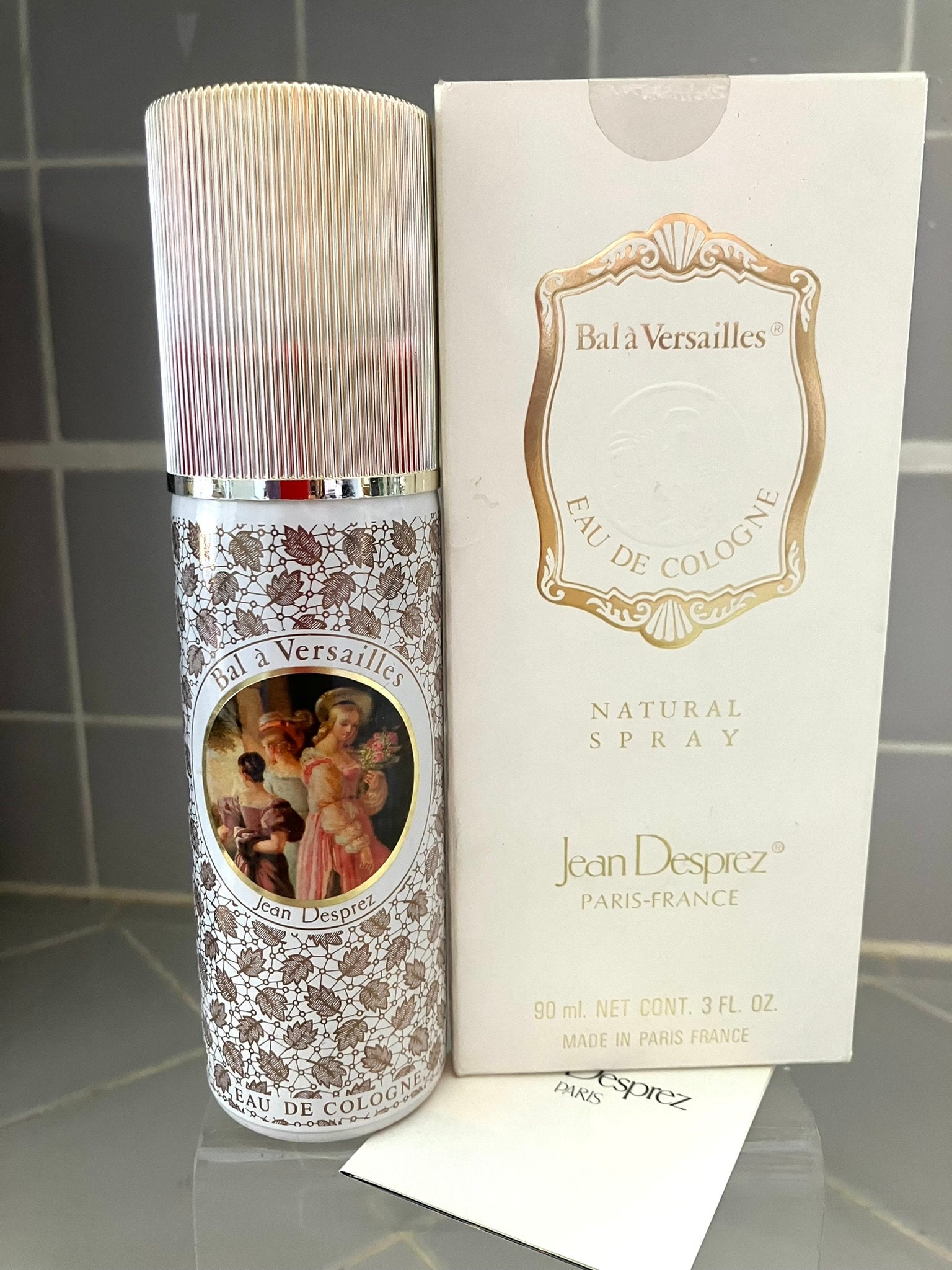 1962 Bal a Versailles Jean Desprez Eau de Cologne Natural Spray 3 fl  oz/90ml NIB