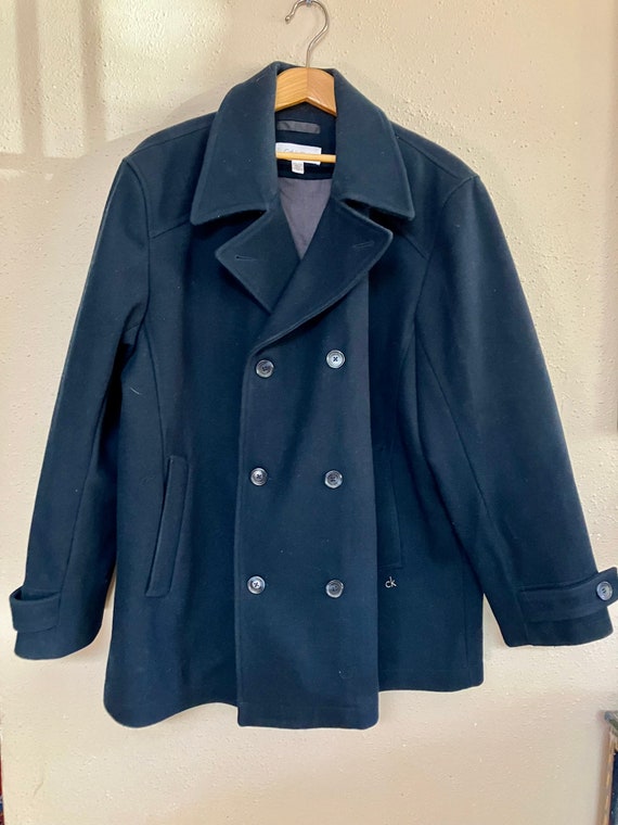 calvin klein blue peacoat