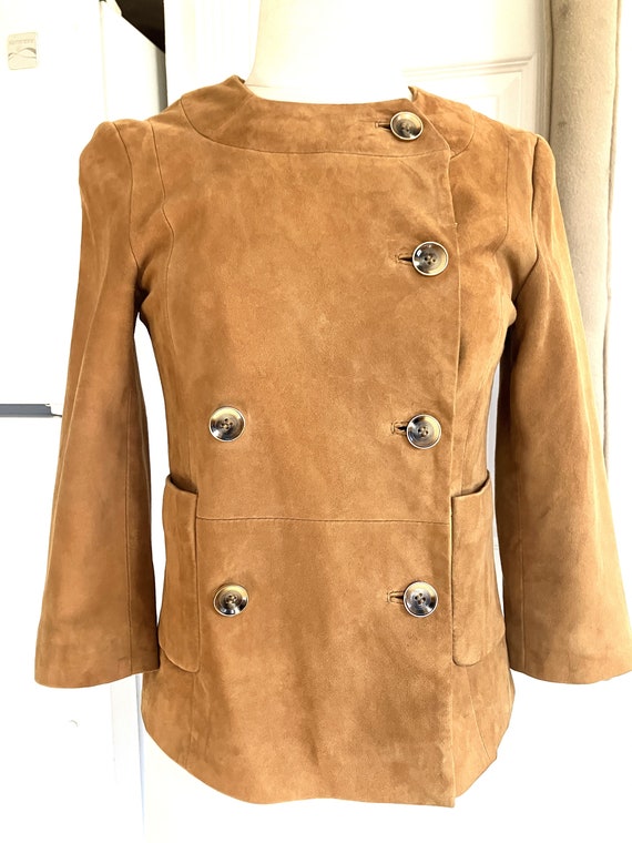 H and m suede coat cheap
