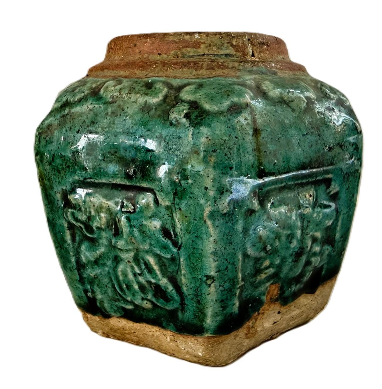 Green Antique Ginger Jars - Etsy