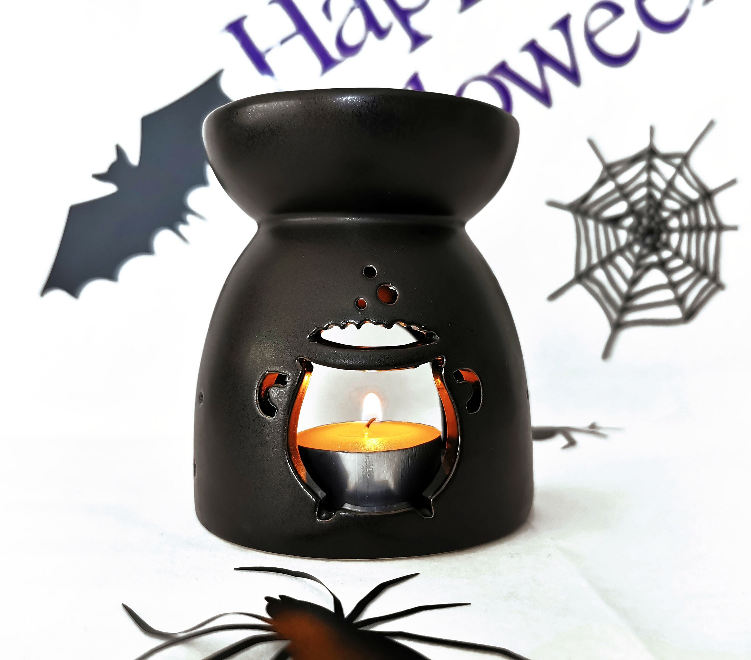 Halloween wax melt burners Cauldron Wax Melt Burner Oil Etsy