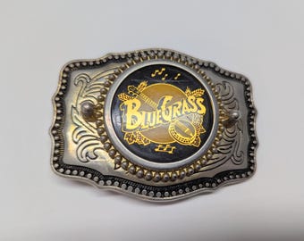 Vintage Bluegrass Belt Buckle - Made in USA