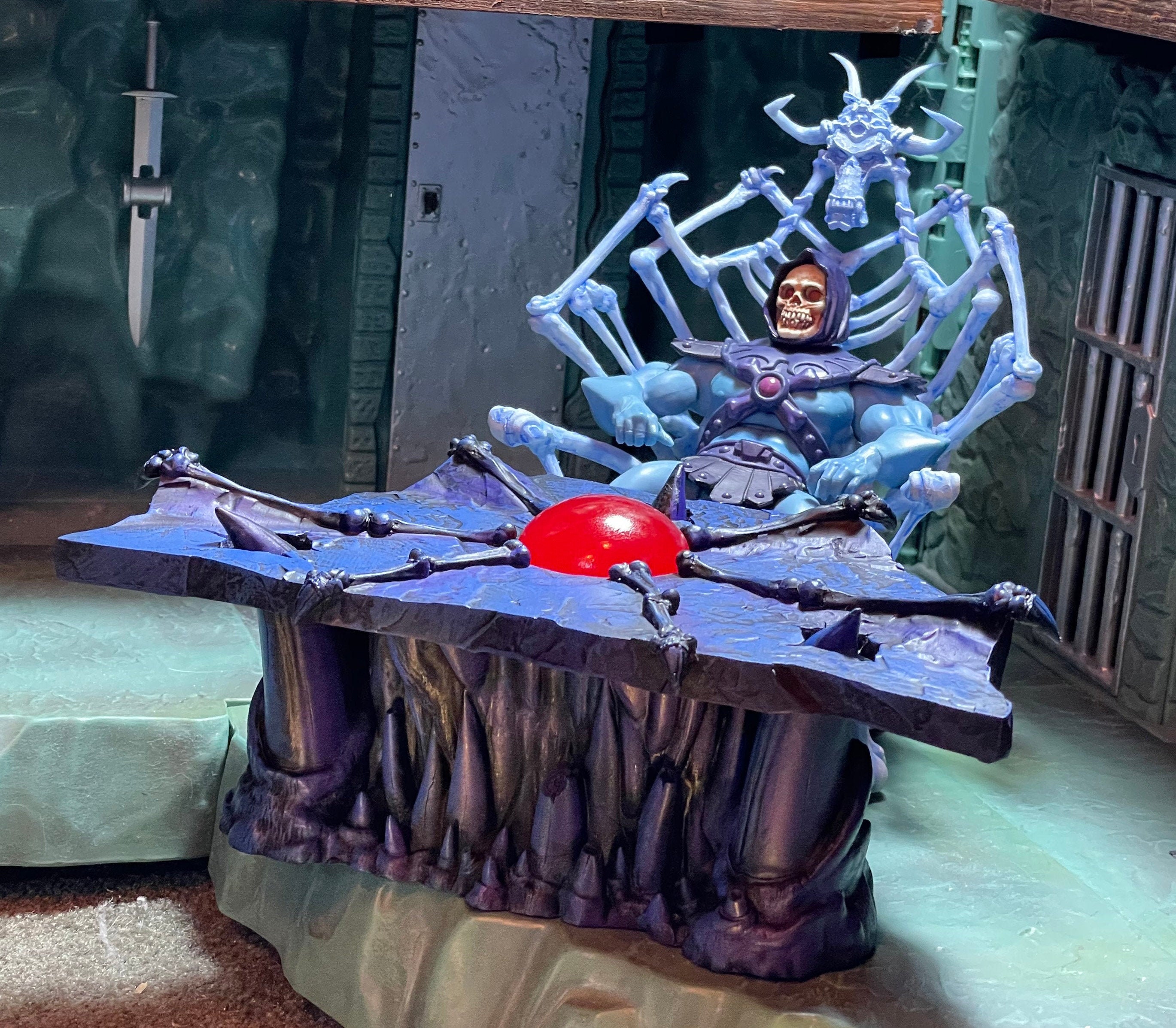 Military & Adventure Toys & Hobbies MOTU Masters of the universe custom BONE THRONE FOR THE