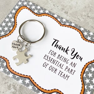 Essential Keychain Employee Keychain. Bulk Employee Gift. Corporate Gifts.  Thank You Gift. Employee Appreciation. Staff Appreciation Gift 