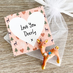 Love You Deerly Gift, Special Friend, Thinking of You, Anniversary Present