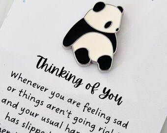 Thinking of You Sending Bear Hugs Pin: Letterbox Illness Gift